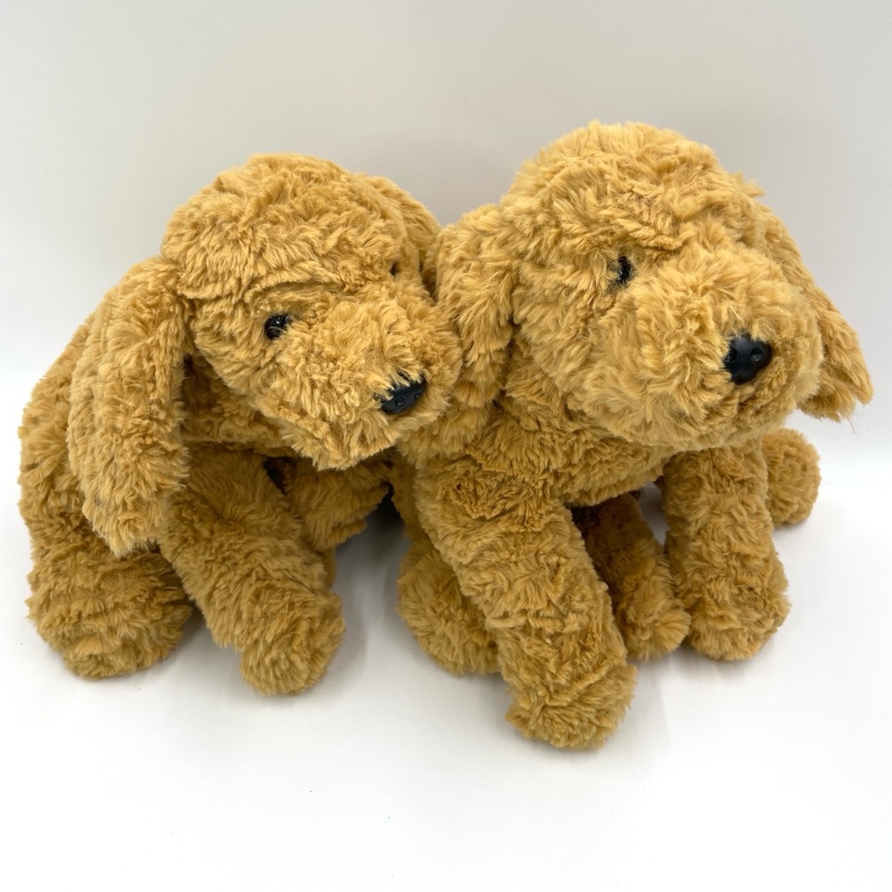 Gund Muttsy Puppy Dog Plush Golden Retriever 13” Lot of 2